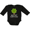 thumbnail image 3 of Inktastic My 1st Earth Day 2021 Boys or Girls Long Sleeve Baby Bodysuit, 3 of 5