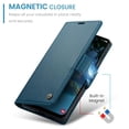 thumbnail image 4 of Funda de Cuero CaseMe For Samsung Galaxy A17 Tipo Billetera con Bloqueo RFID, For Samsung Galaxy A17 Funda Tipo Billetera para Mujer Hombres Tarjetero Cierre Magnético Soporte Tipo Kickstand Funda Ti, 4 of 11