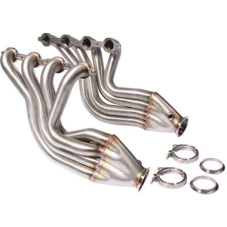 Detroit Speed 061002DS Stainless Steel Headers Ls Eng W/Chii Frame O2 Sensor