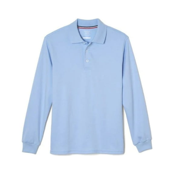 French Toast Boys Long Sleeve Interlock Polo