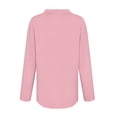 thumbnail image 4 of Lumtrix Women'S Polo Shirts Long Sleeve Collared T Shirt Golf Shirt Business Casual Tee Casual Tops Button Down Pink L, 4 of 7