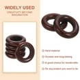 thumbnail image 3 of Uxcell 80Pack 25mm Natural Wood Rings, 6mm Thick Solid Wooden Circles for DIY Crafts, 3 of 6