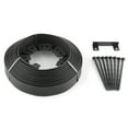 thumbnail image 2 of (2 pack) Expert Gardener 2-inch Tall Wall No-Dig Landscape Edging, 30-ft., Plastic, Black, 2 of 22