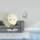 thumbnail image 2 of Reloj de pared abstracto silencioso con estatua de pensador, decoración de habitación, reloj colgante decorativo para cocina, oficina, granja, mesa, s, 2 of 8