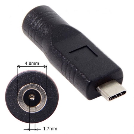 Chenyang CY DC Jack 4.8*1.7mm Input to USB-C Type-C Power Plug Charge Adapter for Laptop Phone Adapter price history on PriceWatchPro
