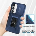 thumbnail image 6 of Allytech Rugged Case for Samsung Galaxy S23, [Slide Camera Cover] [360° Rotating Kickstand] [Military Protection] [Magnetic Car Mount] Non-Slip Anti-Scratch Shockproof Heavy Duty Case - Blue, 6 of 8