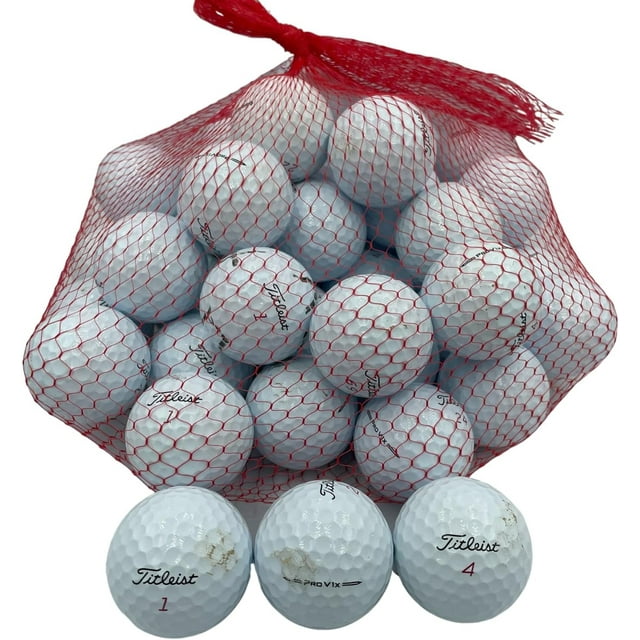 Golf Ball Planet - Pro V1x 2023 3a/bonnes Balles de Golf Recyclées (Lot de 50)