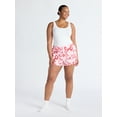 thumbnail image 2 of Joyspun Women's Flannel Pajama Boxer Shorts, 3'' Inseam, Sizes XS-3X, 2 of 5