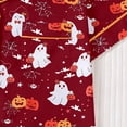 thumbnail image 6 of Likimi Kids Toddler Girls Halloween Pajamas Set Short Sleeve Hallowmas Ghost Print Lapel Button Down Pjs Tops With Shorts For Party Fashionable Homewear, 6 of 8