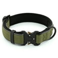 thumbnail image 2 of Plutus Pet Tactical Dog Collar, Reflective, Adjustable Heavy Duty Dog Collar, Soft Padded and Comfortable, for Small Medium and Large Dogs (Ranger Green, M), 2 of 7