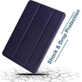 thumbnail image 4 of Étui pour IPad Air 4 10,9 Pouces [4e Génération] [Protection des Coins] Visionnement Multi-Angle avec Porte-Crayon, Fonction Béquille, Réveil/sommeil Automatique - Bleu, 4 of 5