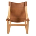 thumbnail image 3 of Lima Natural Leather Sling Chair, 3 of 7