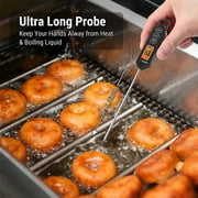 ThermoPro TP01HW Digital Meat Thermometer for Cooking, Hot Oil, Candy Thermometer with Long Probe