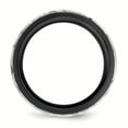 thumbnail image 2 of Edward Mirell Black Ti & Sterling Silver Inlay Polished Scroll Ring Size 13, 2 of 4