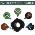 thumbnail image 3 of LOLIPPYY Black Rubber Mulch Granules for Playground and Synthetic Grass with Advanced Drainage System, 3 of 6