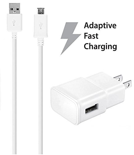 Waardeloos bewijs Woord Samsung Galaxy J3 Charger Fast Micro USB 2.0 Cable Kit by Ixir - {Fast Wall  Charger + Cable} - Walmart.com