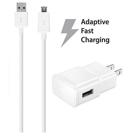 Ixir Samsung Galaxy Note 3 Charger Fast Micro USB 2.0 Cable Kit by Ixir - {Fast Wall Charger + Cable}