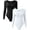 Black,white, variant on Women's 2 Piece Bodysuits Sexy Ribbed One Piece Long Sleeve Crew Neck Tops Bodysuits