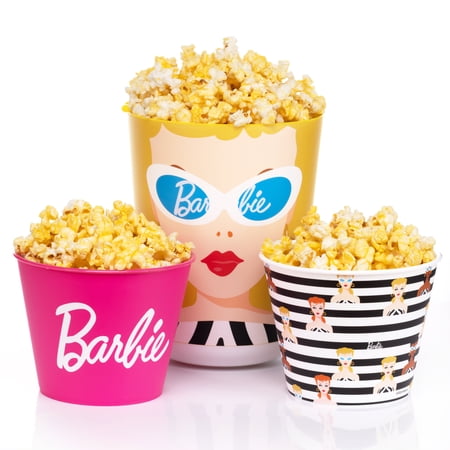 Poppowls: Barbie Poppowls At-Home Movie Theater Microwave Popcorn Kit