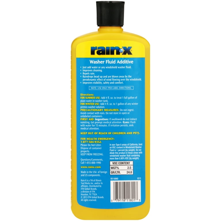 Rain x on sale wiper fluid