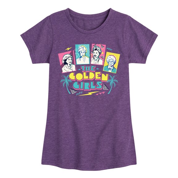 Golden Girls - Retro Logo Group - Toddler And Youth Girls Short Sleeve Graphic T-Shirt
