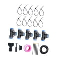 thumbnail image 4 of Kit del de riego por goteo Gardinería Automática Riñador Herramienta de jardinería Conectación rápida para flores de jardín de jardín 5m set, 4 of 8