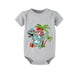 thumbnail image 4 of Pijamas familiares a juego de Navidad Conjuntos de pijamas grises de dinosaurio de Papá Noel de verano de Navidad, 4 of 4