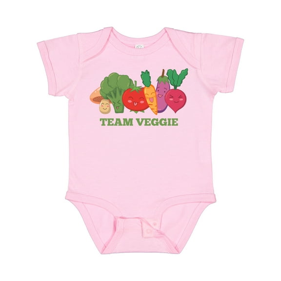 Inktastic Team Veggie Boys or Girls Baby Bodysuit