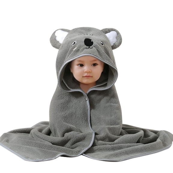 AUQ 2026 New Baby Hooded Towels for Babies and Toddlers,Baby Bath Towel Soft and Absorbency for Boys and Girls,31 X 31" for Bath Time, Beach, Pool, Travel