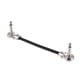 thumbnail image 5 of Cable de audio Ammoon 15 cm / 6 pulgadas Pedal de efectos de guitarra Cable de conexión para instrumentos 1/4 "Conector plateado en ángulo recto Chaqueta de PVC negra, paquete de 6 Tomshoo Cable de audio, 5 of 5