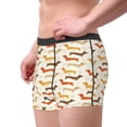 thumbnail image 2 of Fotbe Dachshund Calzoncillos Tipo Boxer con Bolsa de Soporte Total para Hombre, X-Temp Fresco, Transpirable y de Secado Rápido-Medium, 2 of 5