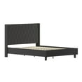 thumbnail image 2 of Flash Furniture Riverdale Queen Size Tufted Upholstered Platform Bed in Black Fabric, 2 of 10