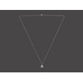 thumbnail image 2 of Thea 925 Silver Triangle Necklace | Sterling Silver Cubic Zirconia E-Coat Necklace For Women | 45 cm Necklace, 2 of 7