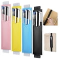 thumbnail image 2 of New Adjustable Elastic Band Pen Clip Creative Business Notebook Pen Holder For Notebook Diary Journal Clipboard Pen Holder Black, 2 of 9