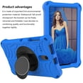thumbnail image 3 of Allytech Case for T380 T385 T387 T377 T330, EVA Rubber Silicone Kids Friendly Shockproof Heavy Duty Protection Hand Strap Case Cover for Samsung Galaxy Tab A 8.0 T380 T385 T387, Blue, 3 of 6