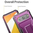 thumbnail image 4 of FITO For Google Pixel 8 Case, Rubber Shockproof Full-Body Phone Case with Kickstand (Purple), 4 of 8