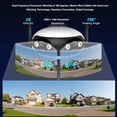 thumbnail image 4 of Cámara de Seguridad, Cámara de Vigilancia doméstica inalámbrica 2K, Deteca de MoviMiento de Nivel IP66 NightVision A TODO Color, Diseño Gran Angular de 180 DOBLE, 4 of 7