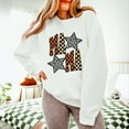 thumbnail image 7 of Checkered Mama Leopard Stars - Womens Lightweight Garment Dyed Sweatshirt, 7 of 7