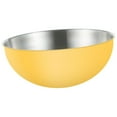 thumbnail image 4 of Cuencos para hornear ensaladas Recipiente de acero inoxidable Cuencos para servir duraderos e irrompibles 22cm Amarillo, 4 of 9