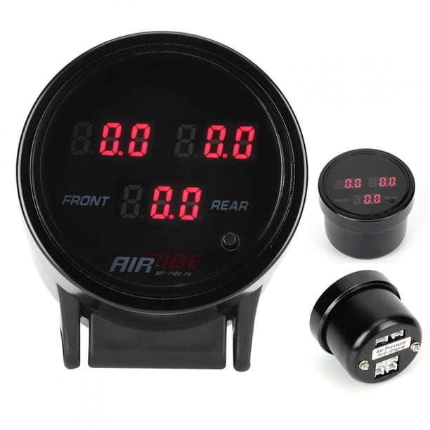 Medidor de presión de aire medidor neumático Medidor de presión del tanque de aire con carcasa de aluminio para modelos de automóviles de 12 V ANGGREK Otros