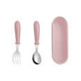 thumbnail image 2 of Matsuzay Juego de cubiertos elegante y versátil para cualquier entorno de comedor, juego de vajilla con cuchara portátil, ahorro de espacio Mostrada Rosa, 2 of 6