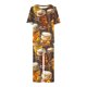 thumbnail image 4 of Conjunto de Verano para las Mujeres Impreso Cuello Redondo sin Mangas Y Pantalones, Casual de Dos Piezas para las Mujeres, 4 of 4