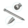 thumbnail image 4 of Finishing Nails 80 Pack 28mm 1-1/8 Inch Hand-Drive Hardware Carbon Steel Lost Head Nails, 4 of 5