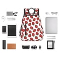 thumbnail image 6 of Balery Hand Drawn Strawberry Lightweight Backpack for Men and Women - Durable and Water-Resistant, Ideal for School, Work, Travel, and Everyday Use, 6 of 9