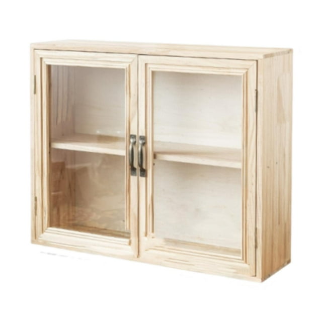 Armario de madera con dos niveles para el hogar, la cocina y el tocador.