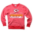 thumbnail image 3 of Youth Wes & Willy  Red Kansas City Chiefs Reversible Fleece Pullover Sweatshirt, 3 of 3