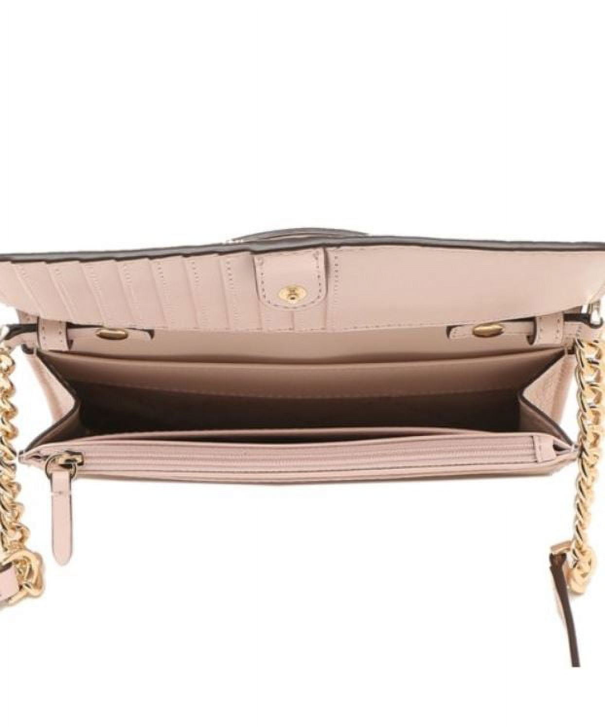 Michael Kors Women s Jet Set Travel Snap Closure Multifunction Phone Case Holder Crossbody Bag Powder Blush Walmart