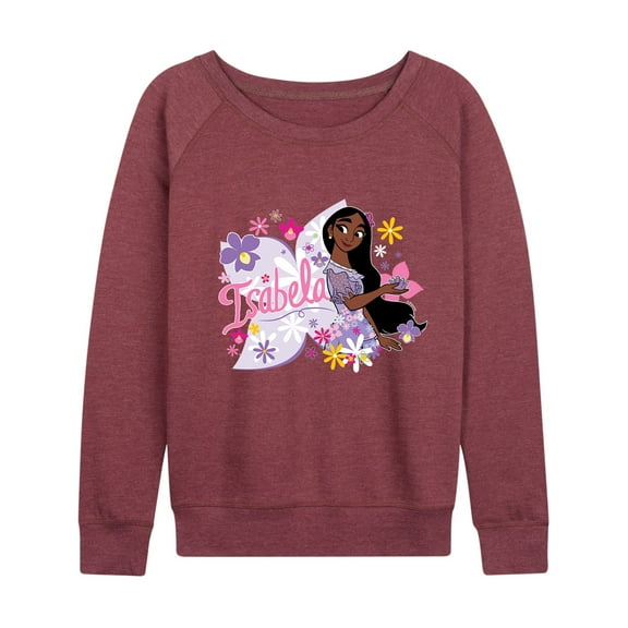 Disney's Encanto - Isabela - Women's Lightweight French Terry Long Sleeve Shirt