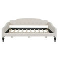 thumbnail image 5 of Gzxs Full Size Linen Upholstered Daybed, Beige, 5 of 8