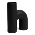 thumbnail image 1 of Villa Moda Lila Vase Moderne Abstrait Sculptural Décoratif, Noir, 1 of 7